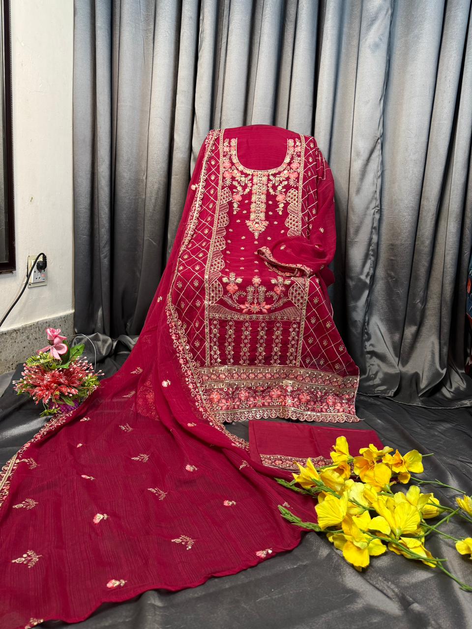 New Arrival: Exclusive Embroidered 3-Piece Collection - Image 3