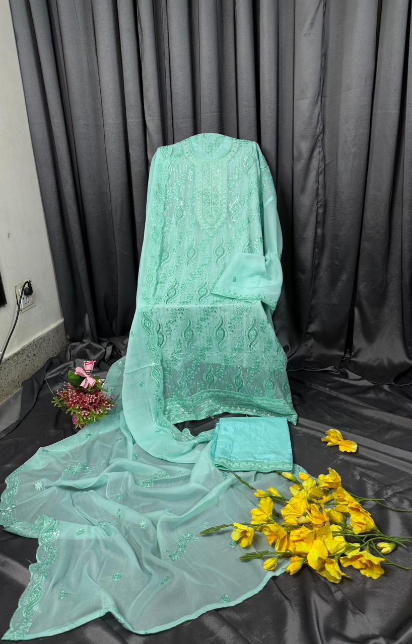 NEW ARRIVAL: Premium Lucknowi Chikankari Collection ✨ > - Image 3